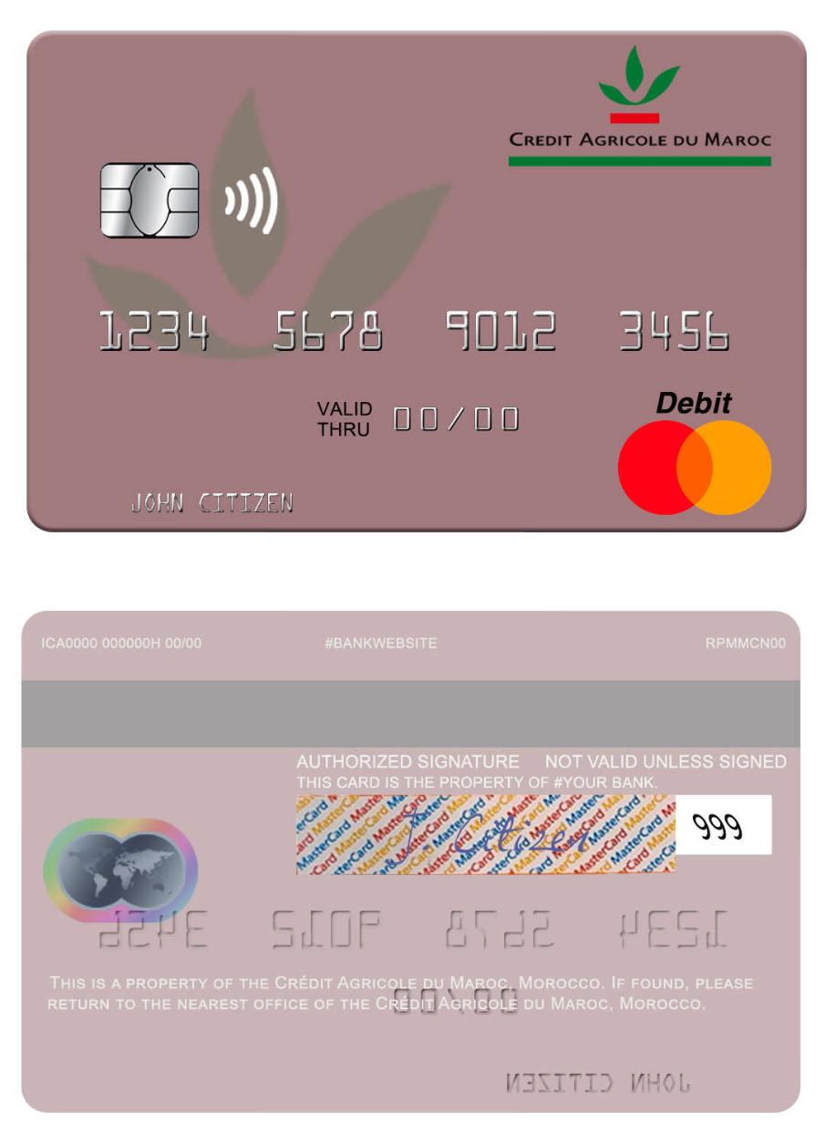 Morocco Crédit Agricole du Maroc mastercard